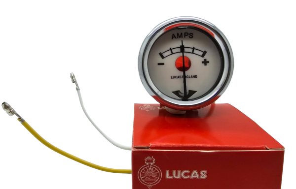 Genuine Lucas Red Dot White Ammeter Ariel BSA Norton Triumph LU36184 36184 CZU27